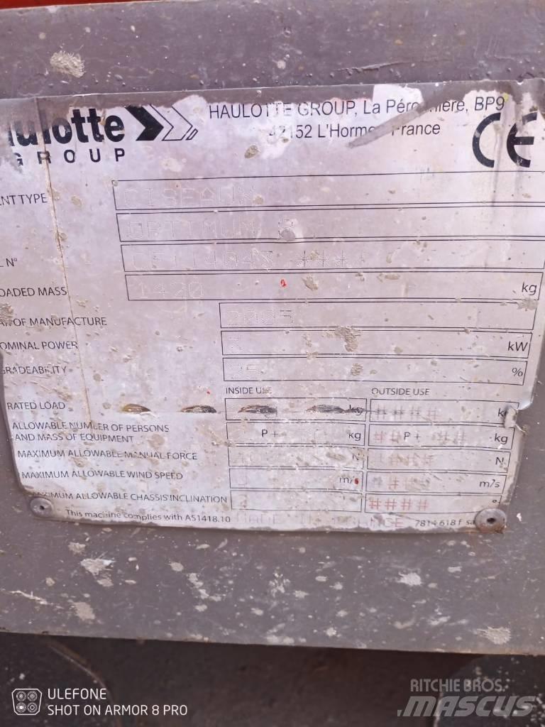 Haulotte Optimum  8 Makazaste platforme