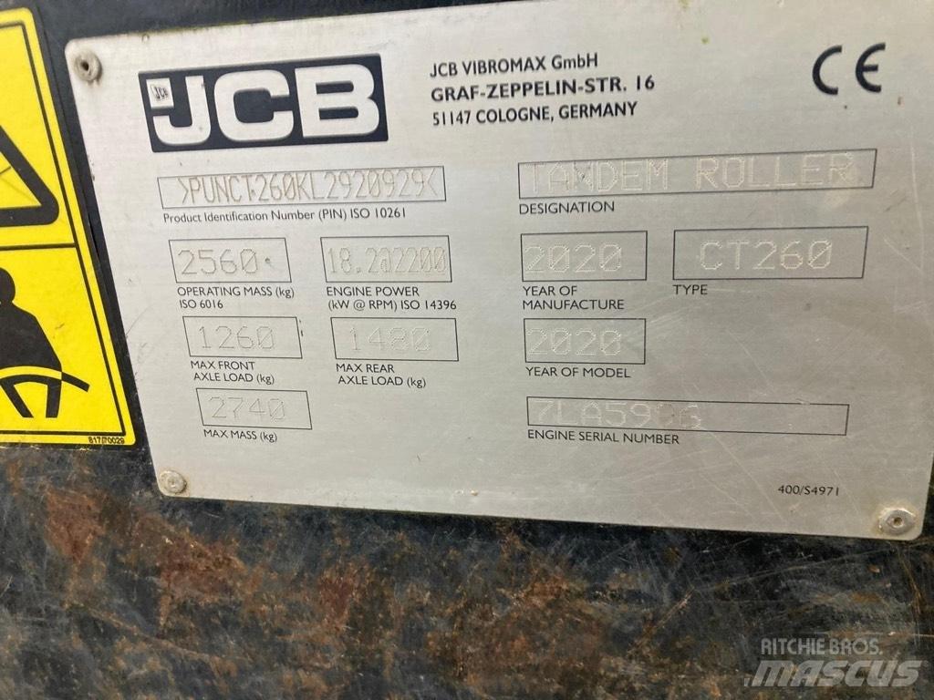 JCB CT 260-120 Valjci sa duplim bubnjem