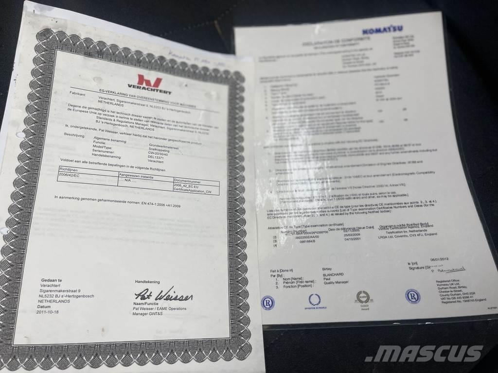 Komatsu PC190 Bageri guseničari