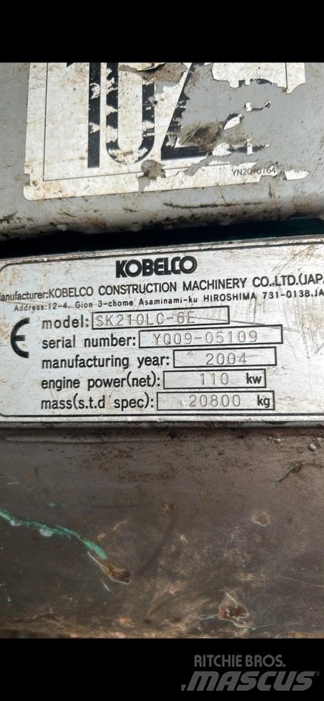 Kobelco SK210 lc Bageri guseničari
