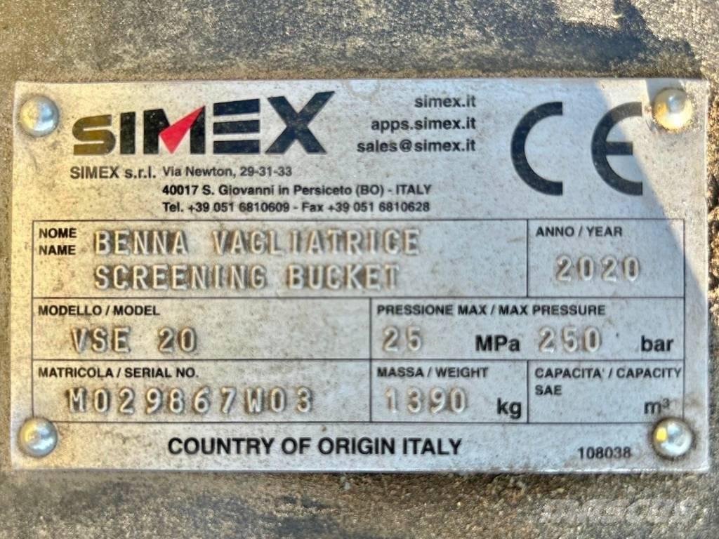 Simex VSE20 Korpe za prosijavanje