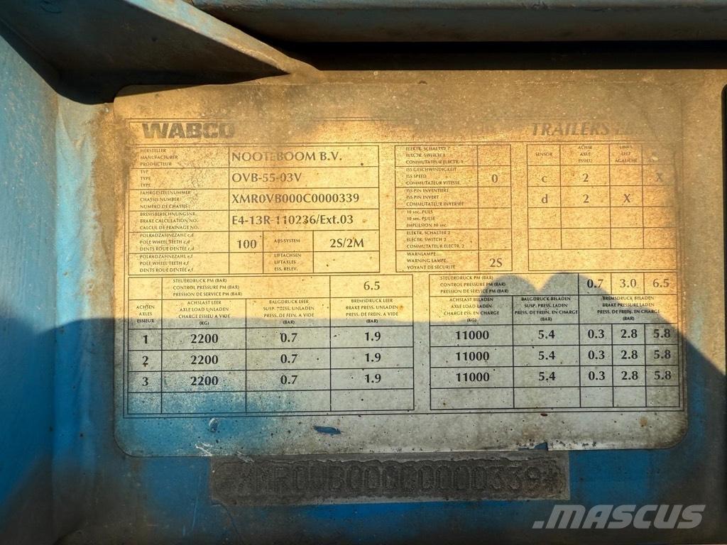 Nooteboom OVB-55-03V Poluprikolice labudice
