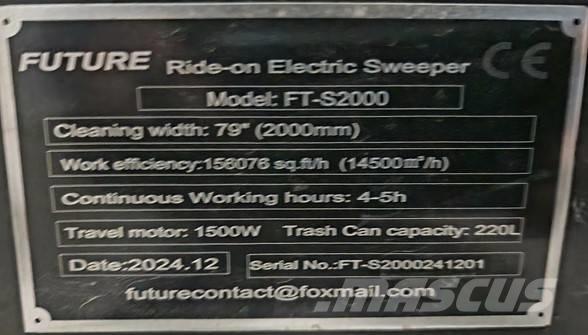  Future FT-S2000 Mašine za čiščenje i ribanje podova