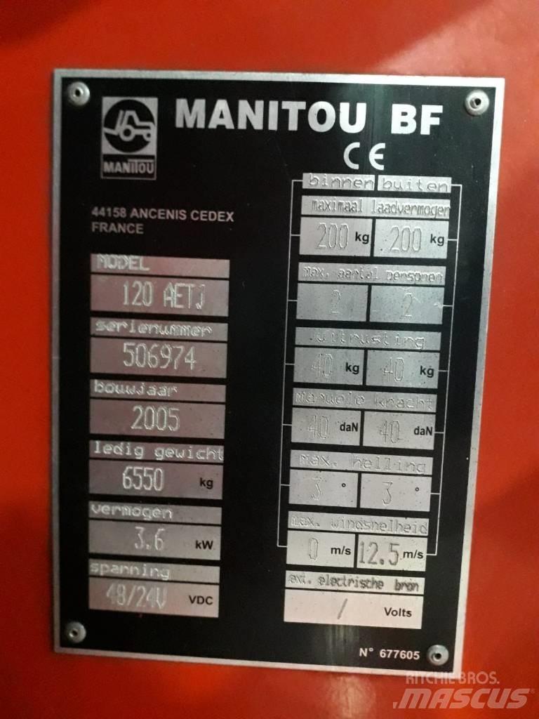 Manitou 120 AETJ Zglobne podizne platforme