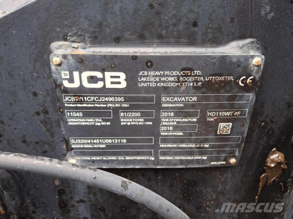 JCB 110 W Hydradig Bageri točkaši