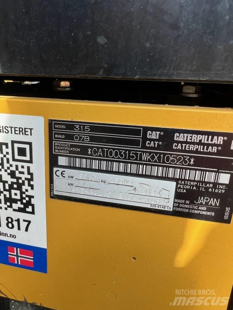 CAT 315 Bageri guseničari