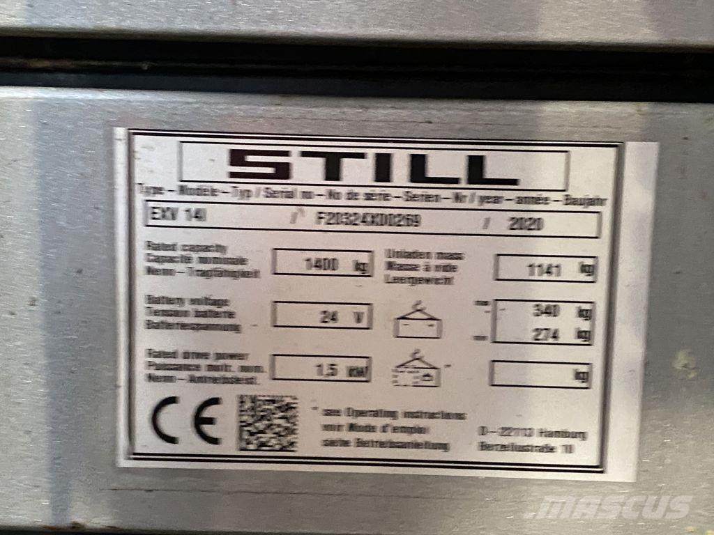 Still EXV14I Ručni električni viljuškar