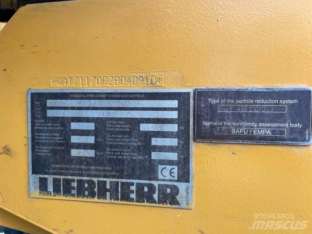 Liebherr L580 Utovarivači na točkove