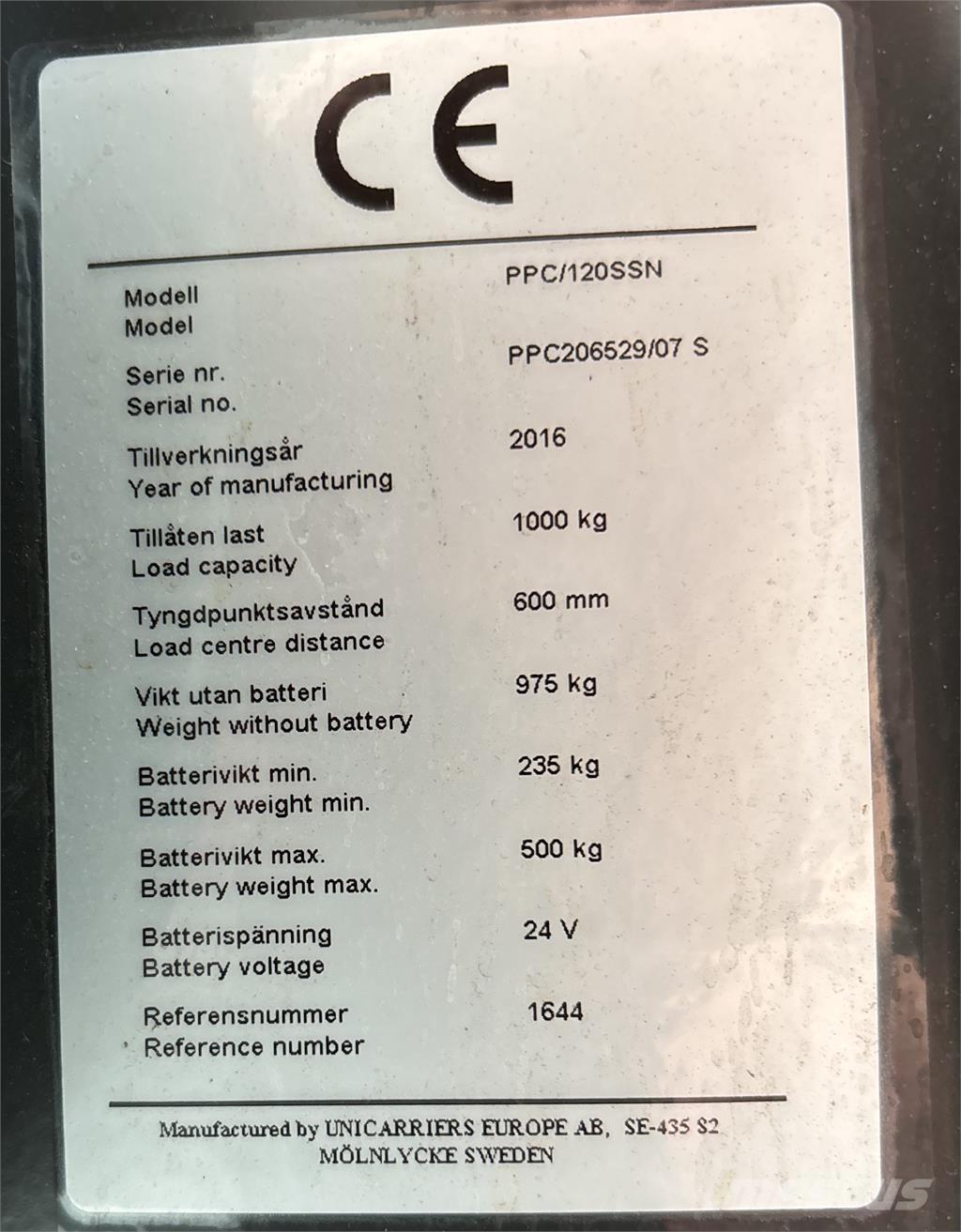 Atlet PPC120 Niskodizajući komisioni viljuškar