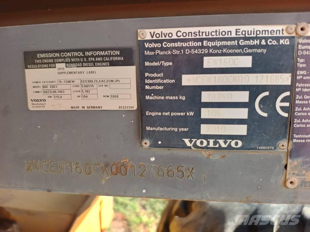 Volvo EW 160 C Bageri točkaši