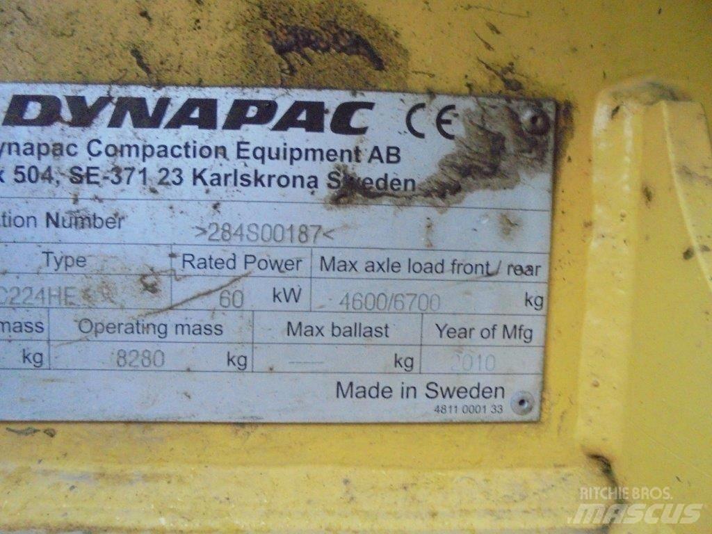 Dynapac CC 224 HF Valjci sa duplim bubnjem