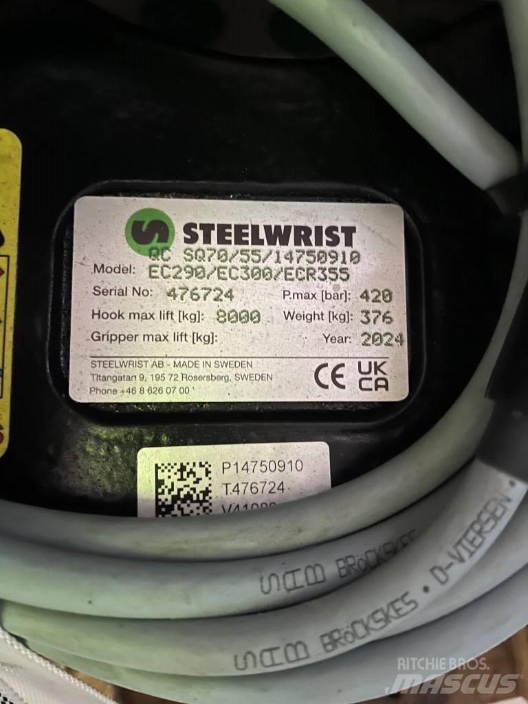 Steelwrist S70 Brze spojke