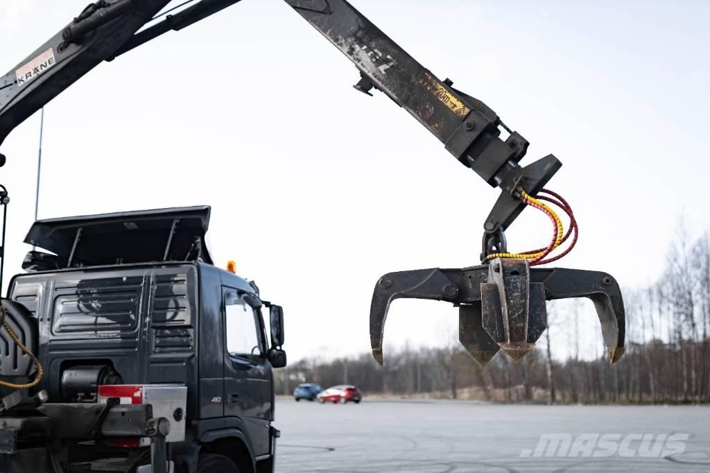 Volvo FM 410 Rol kiper kamioni sa kukom za podizanje tereta