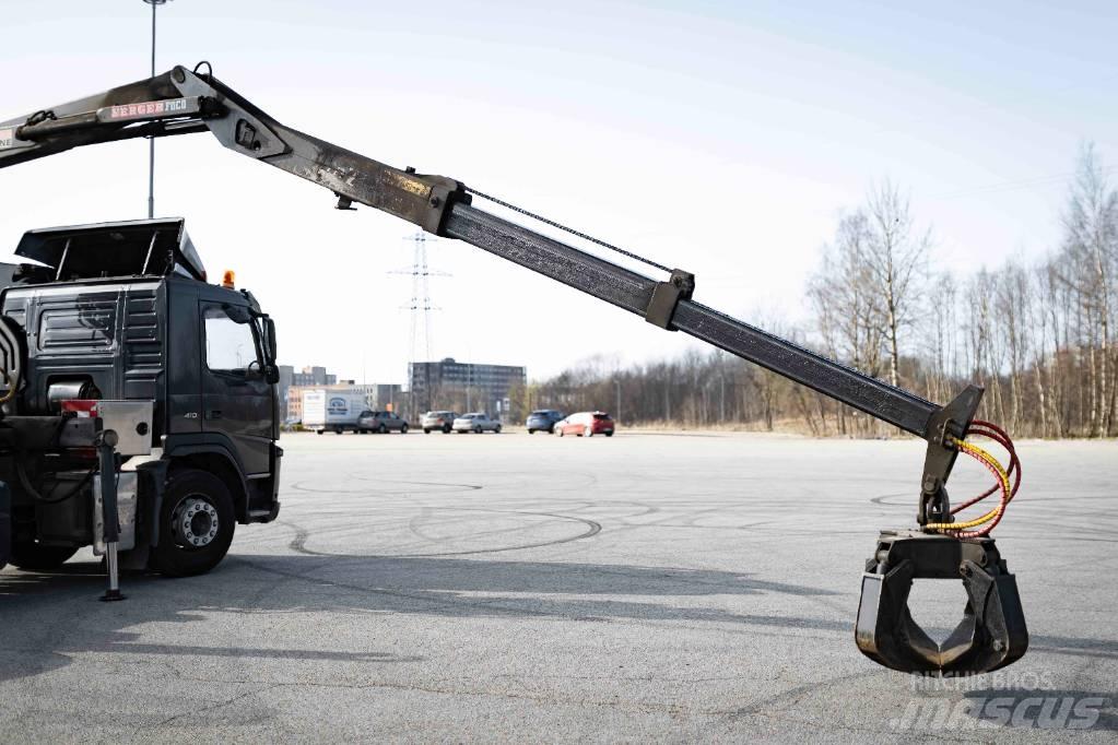 Volvo FM 410 Rol kiper kamioni sa kukom za podizanje tereta