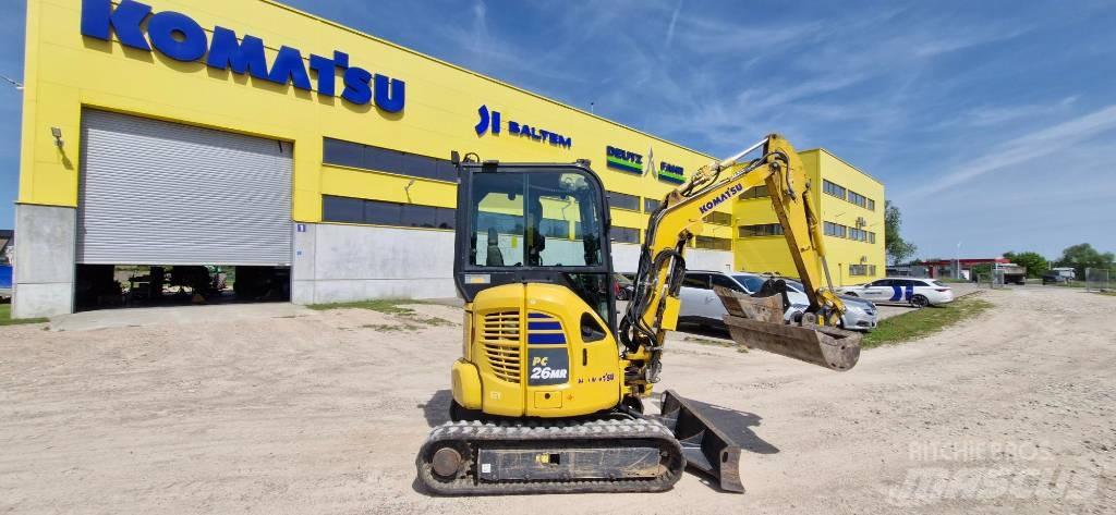 Komatsu PC 26 MR Mini bageri < 7t