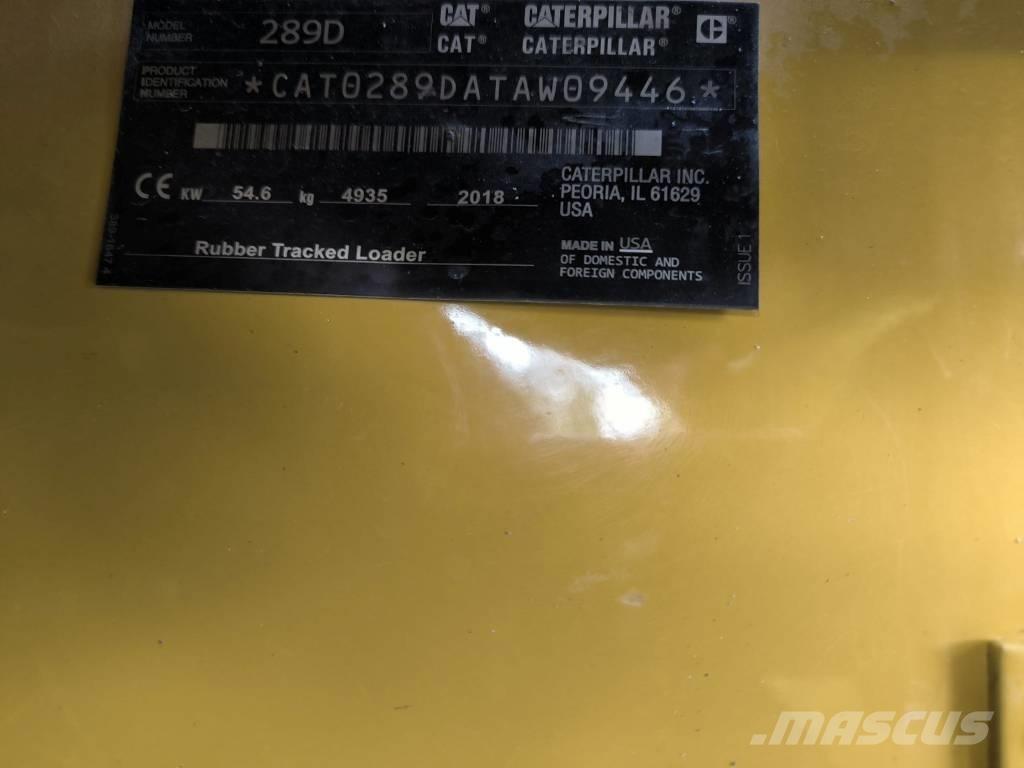 CAT 289D HF XPS Skid steer mini utovarivači