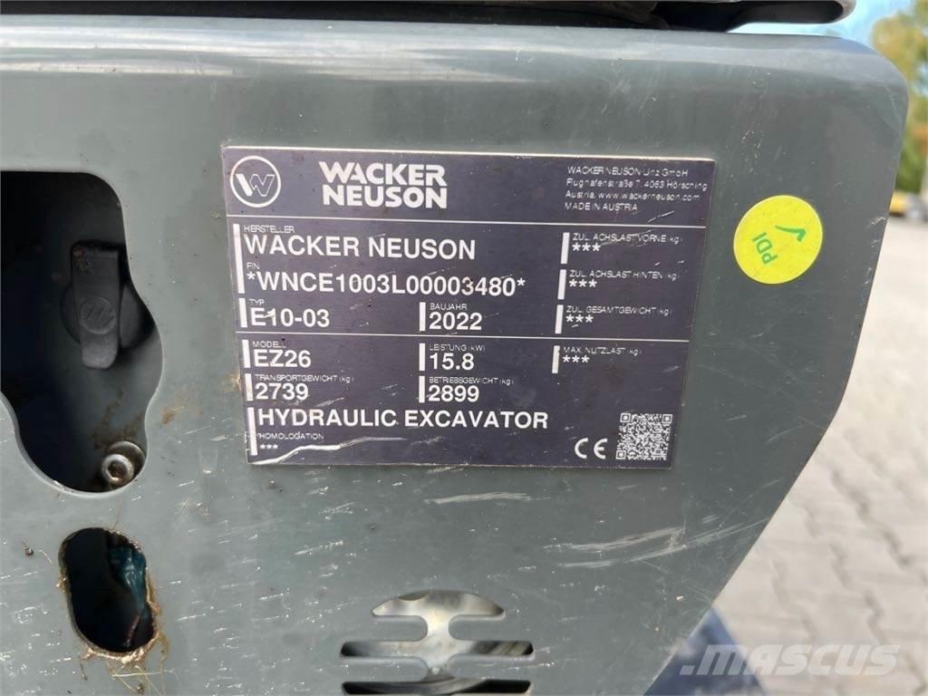 Wacker Neuson EZ26 Bageri guseničari