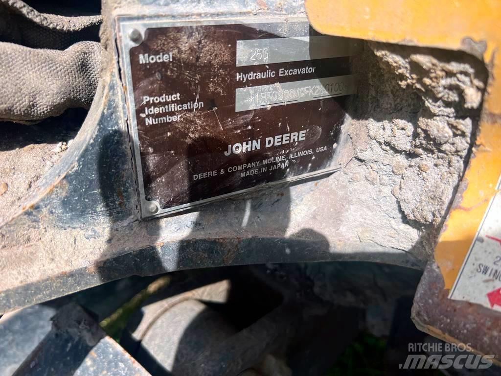 John Deere 26G Mini bageri < 7t