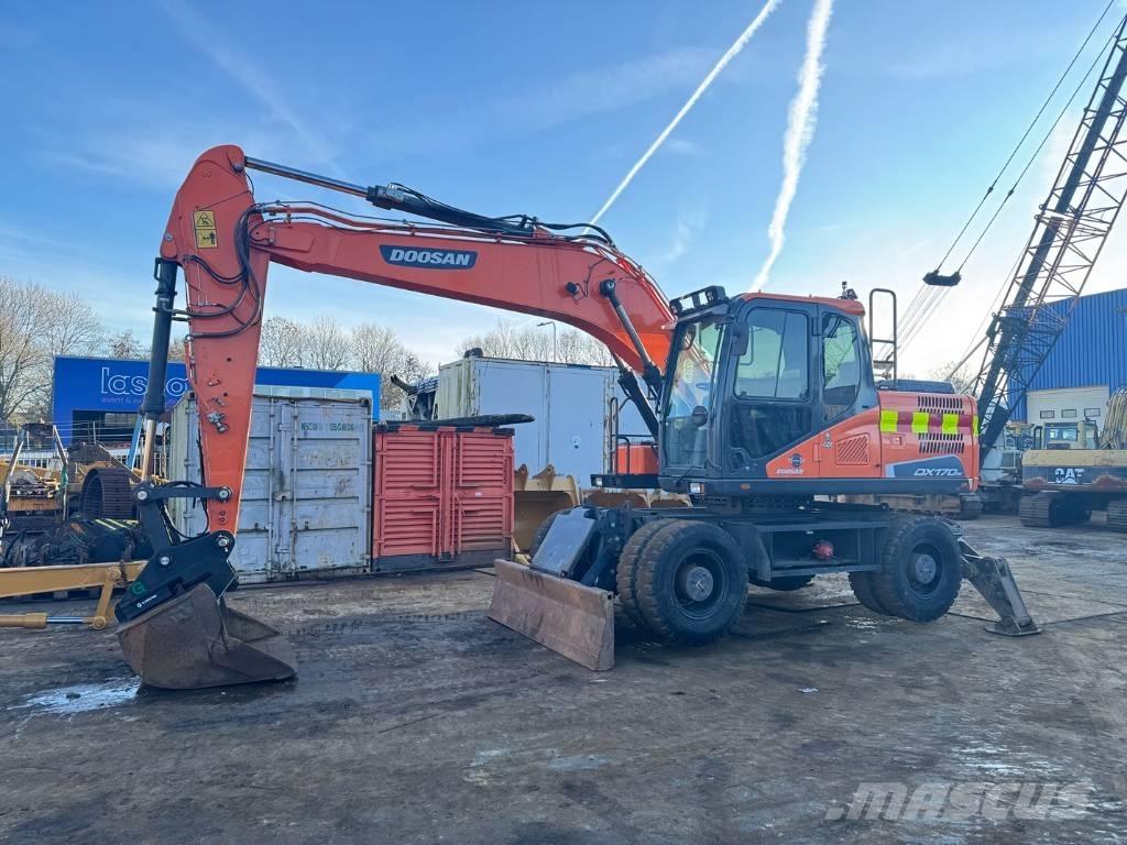 Doosan DX 170 W - 5 Bageri točkaši