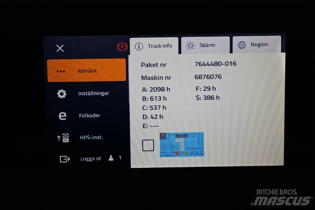 Toyota RRE140HE Viljuškari sa pomičnim stupom