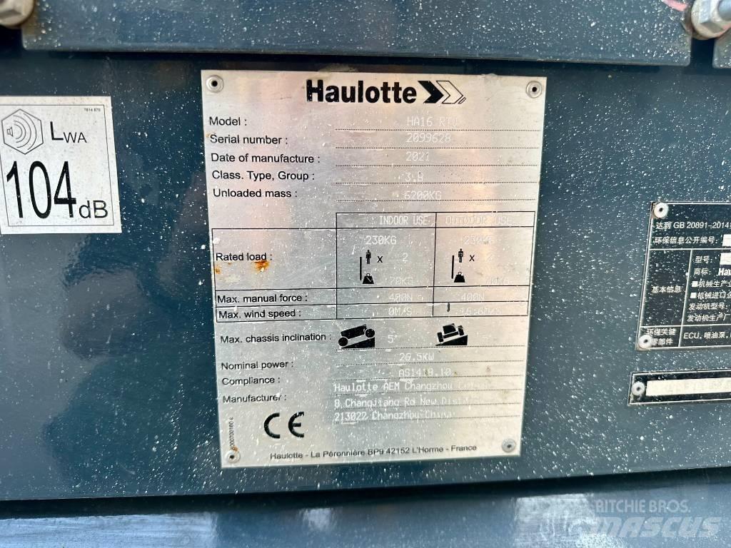 Haulotte HA16RTJ Zglobne podizne platforme