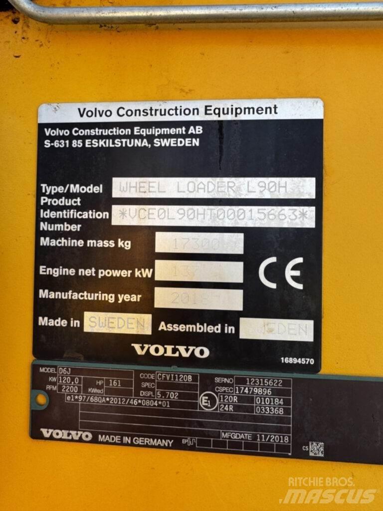 Volvo L90H Utovarivači na točkove
