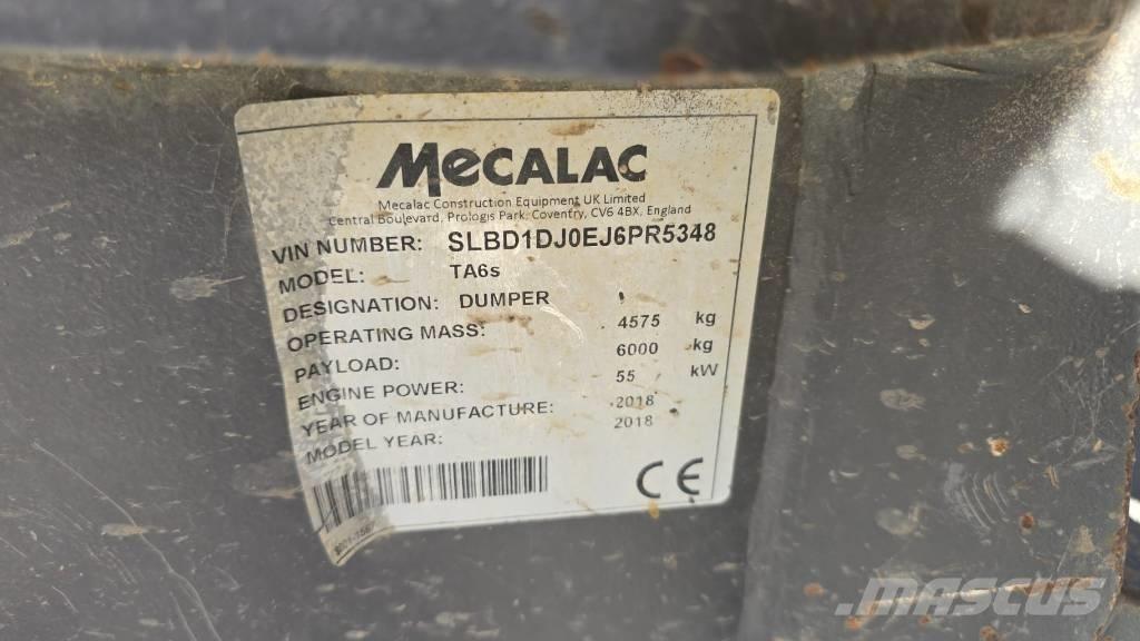 Mecalac TA 6 S Zglobni damperi