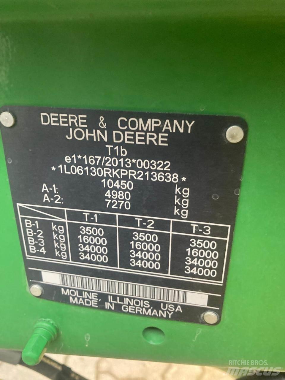 John Deere 6R 130 Traktori