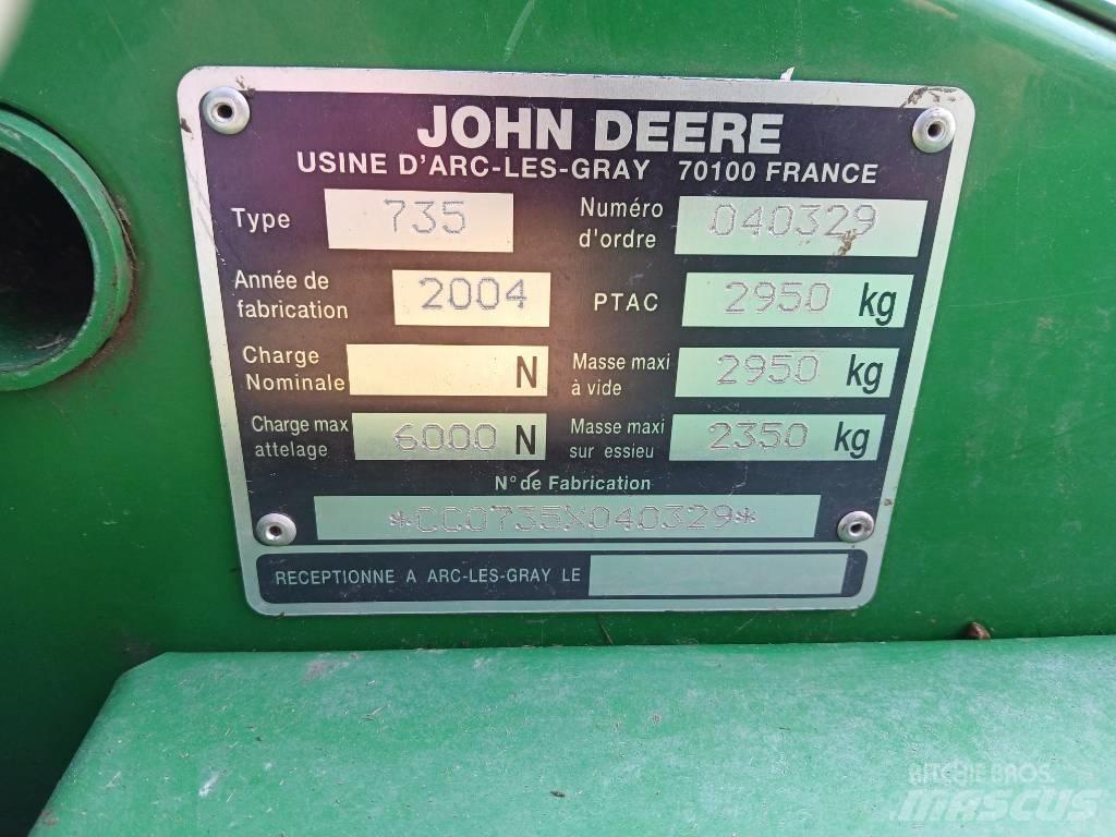 John Deere 735 Uređaji za kosačice