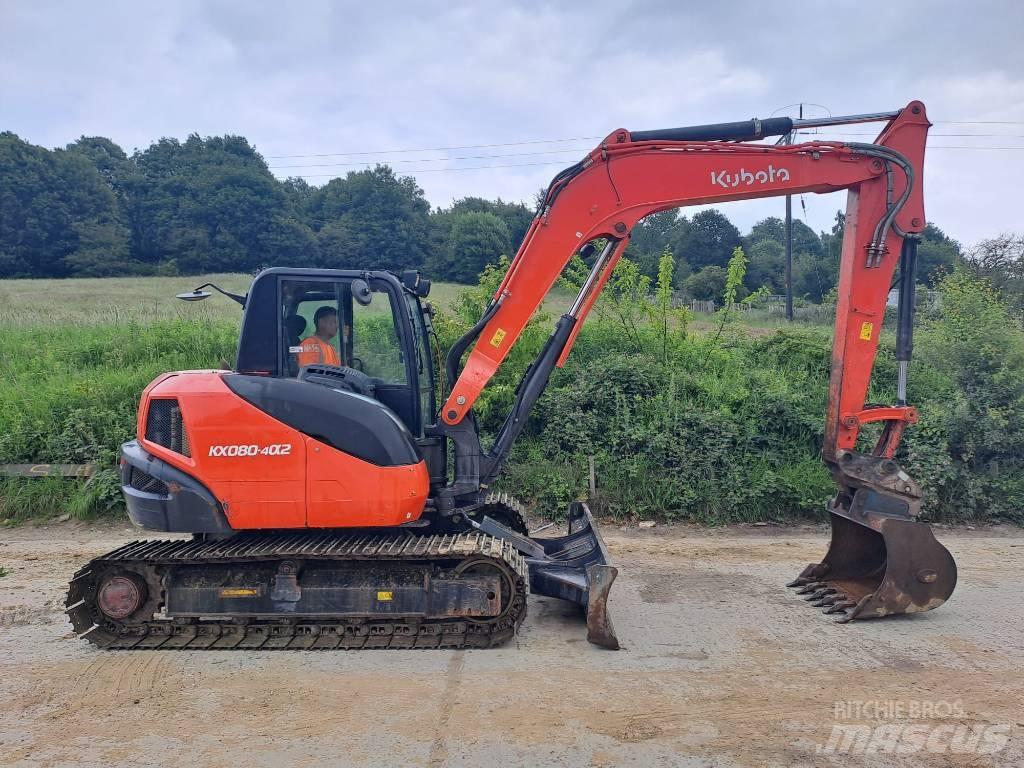 Kubota KX 080-4 Midi bageri 7t – 12t