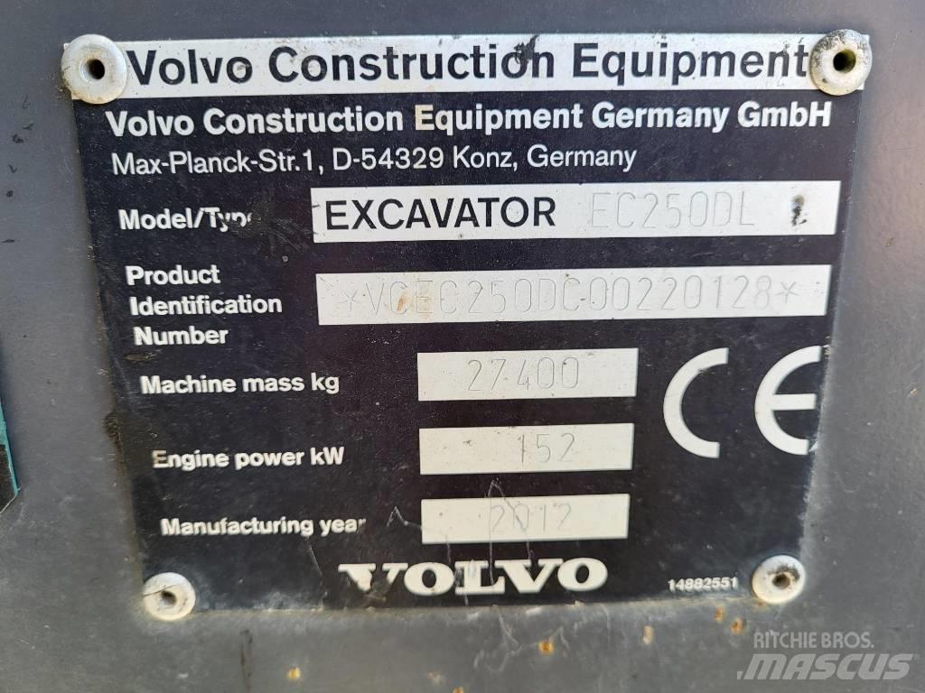 Volvo EC 250 D L Bageri guseničari