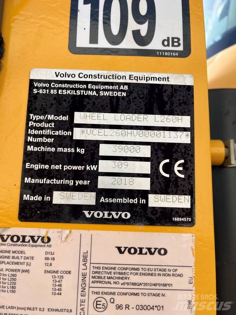Volvo L260H Utovarivači na točkove