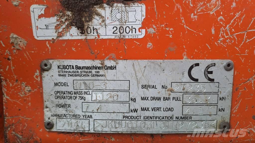Kubota U 10-3 Mini bageri < 7t