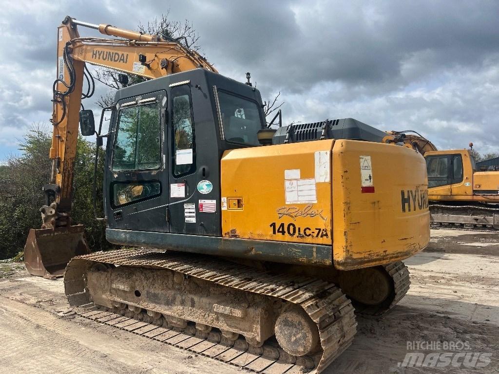 Hyundai 140LC-7A Bageri guseničari
