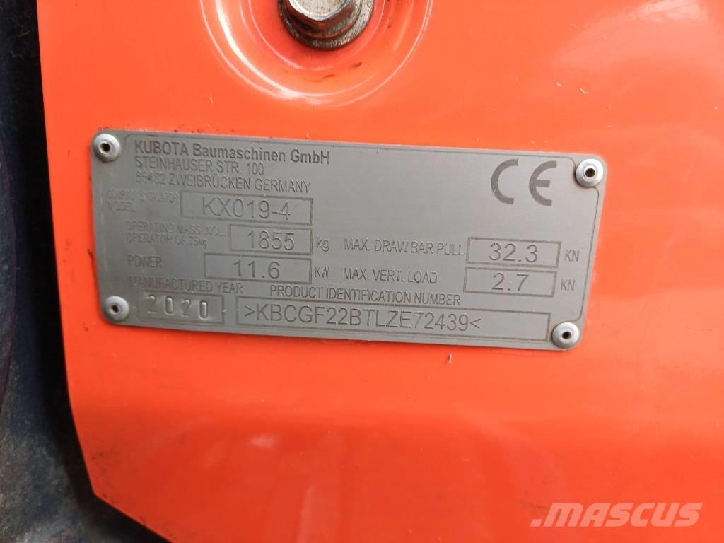 Kubota KX 019-4 Mini bageri < 7t