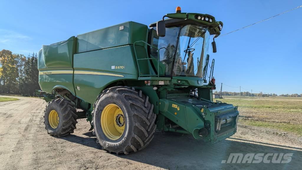 John Deere S 670 i Kombajni