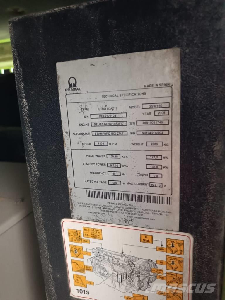 Pramac GSW 160 Dizel generatori