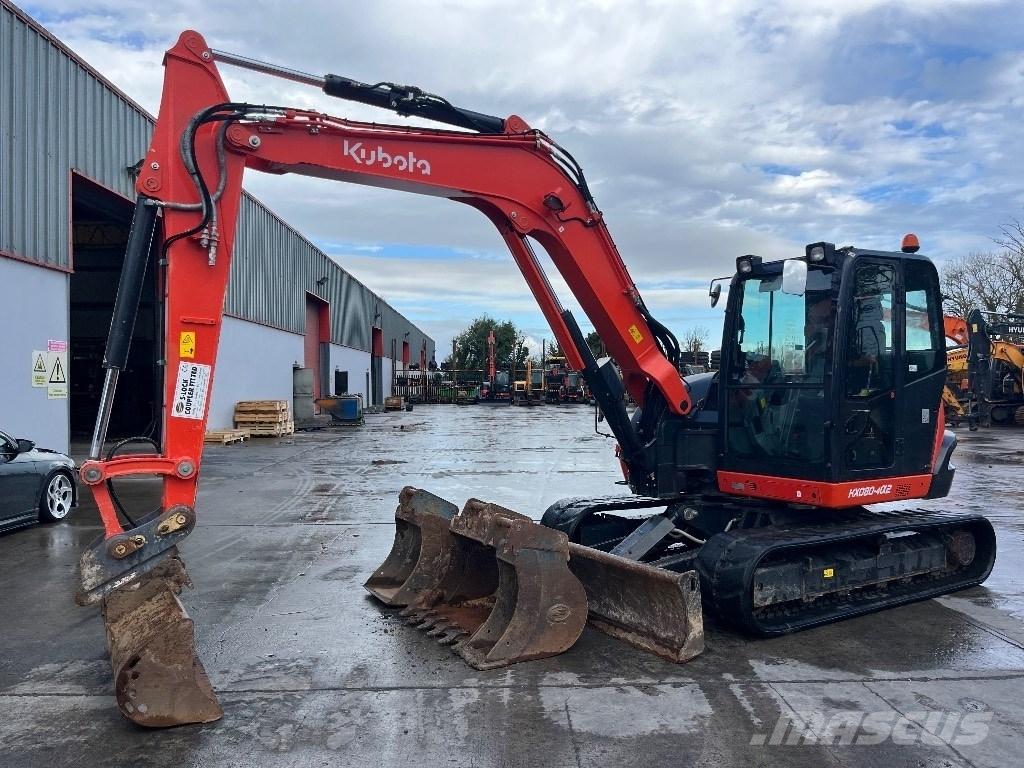 Kubota KX 080-4 Midi bageri 7t – 12t
