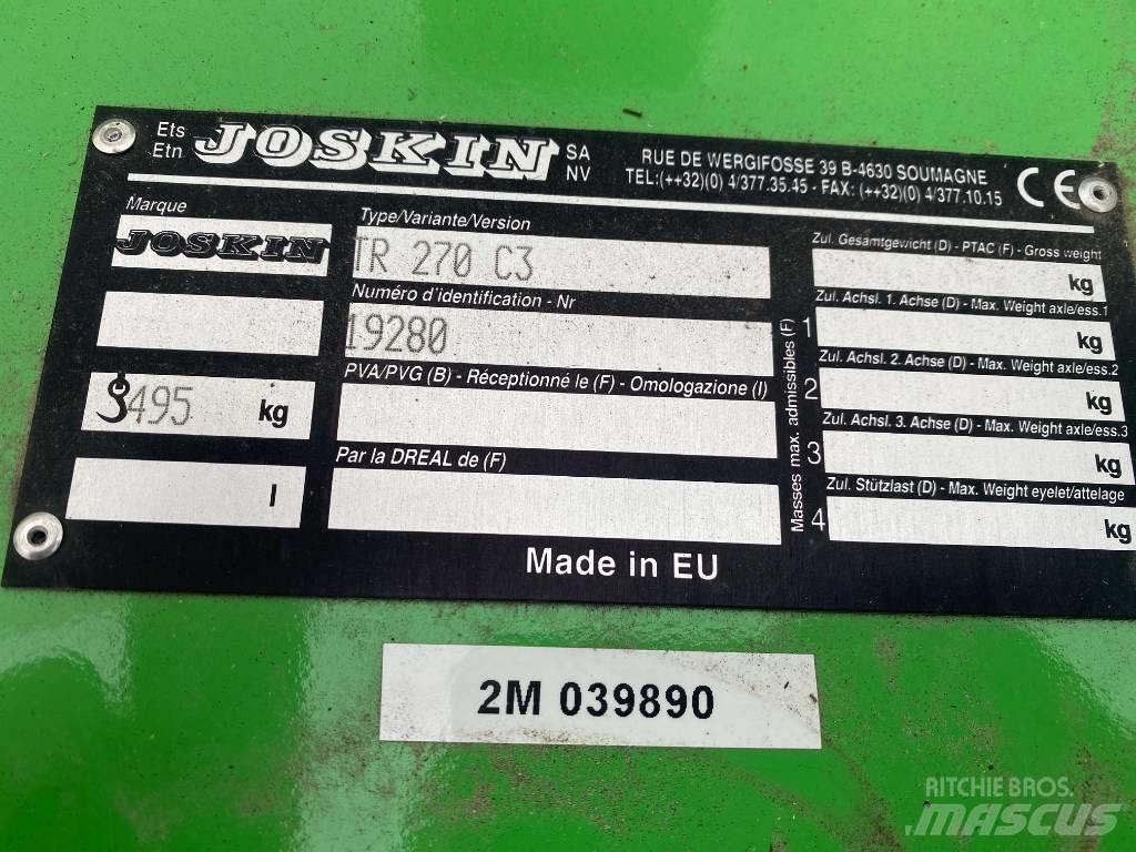 Joskin TR 270 C3 Kosilice za livade