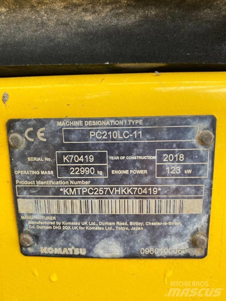 Komatsu PC 210 LC Bageri guseničari
