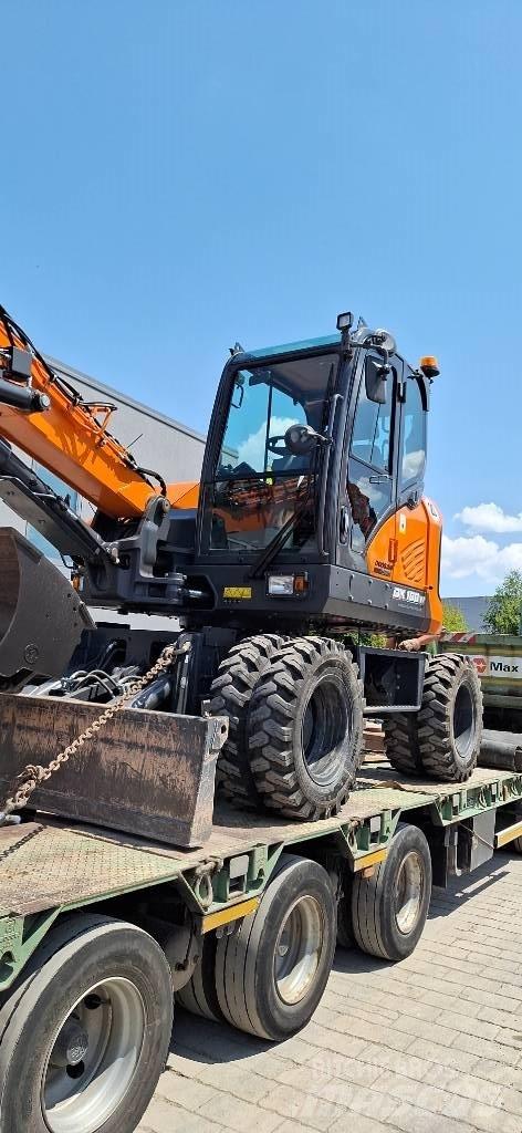 Doosan DX 100 W-7 Bageri točkaši