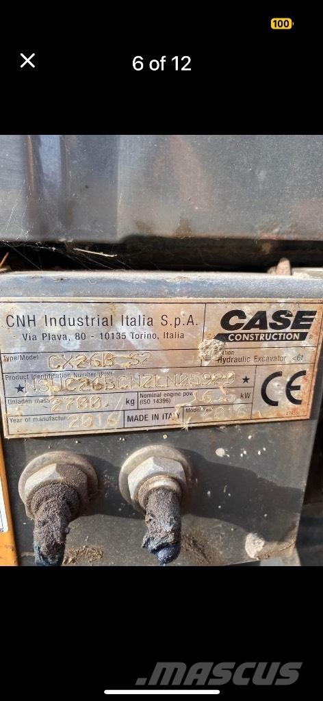 CASE CX 26 B ZTS Mini bageri < 7t