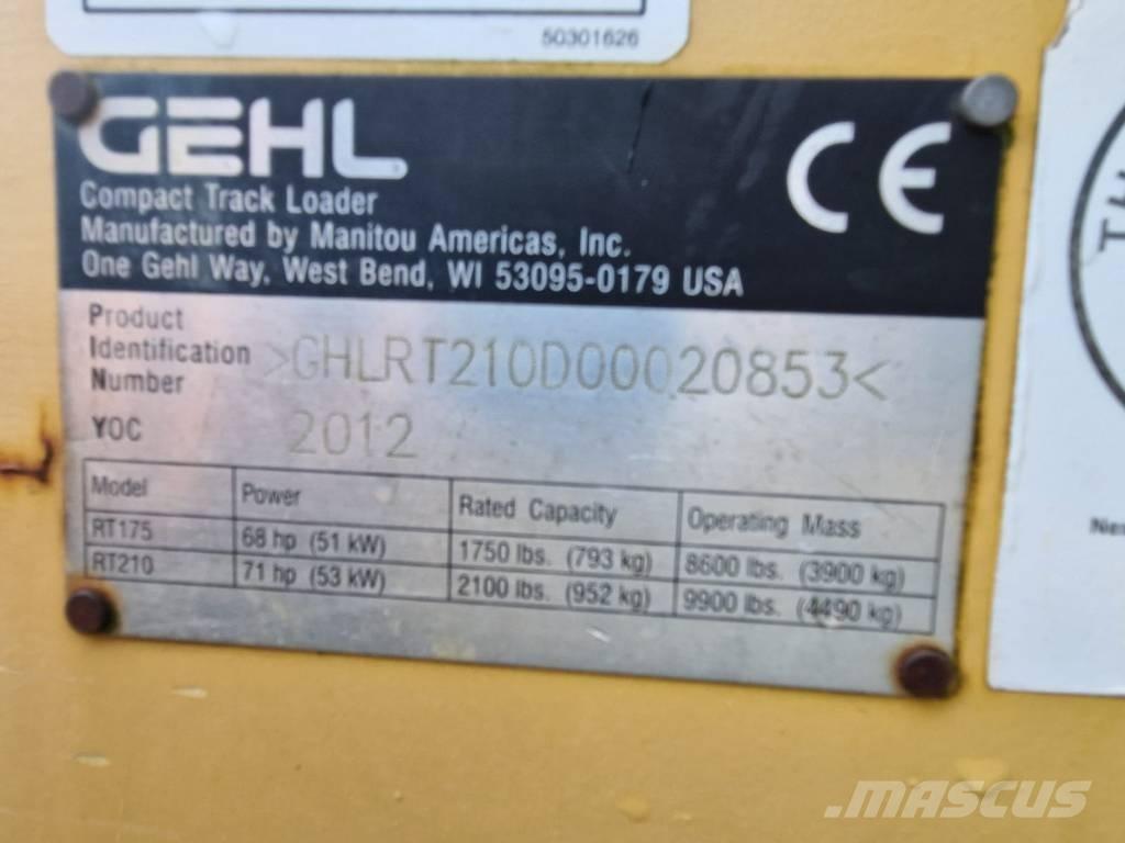 Gehl RT 210 Utovarivaču guseničara