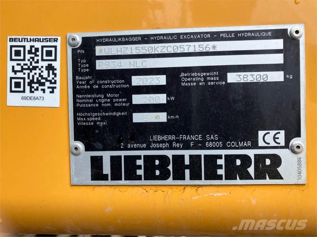 Liebherr R934 Bageri guseničari