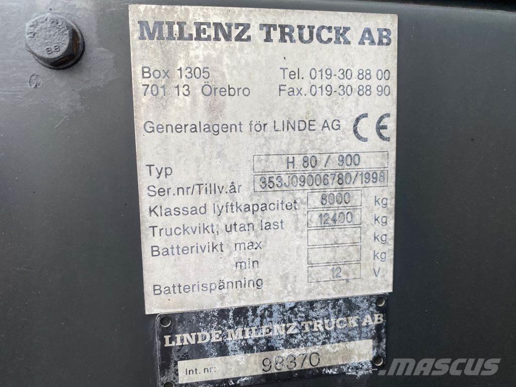 Linde H80D/900 Dizelski viljuškari
