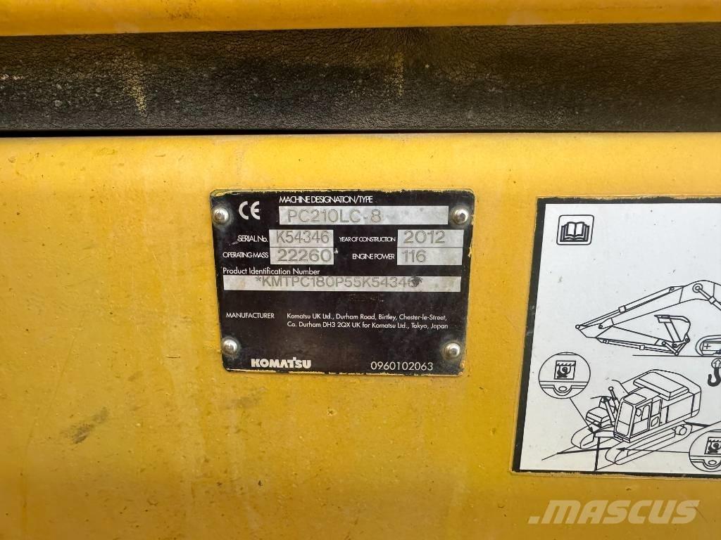 Komatsu PC 210 LC-8 Bageri guseničari