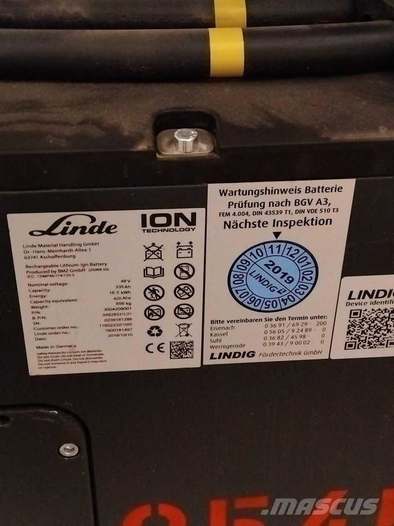 Linde E16 ION Električni viljuškari