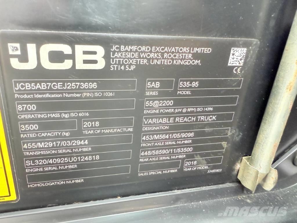 JCB 535-95 Teleskopski viljuškari