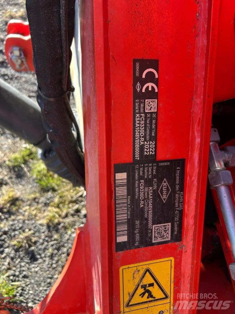 Kuhn FC 9330 D-RA Kosilice sa postoljem za vuču