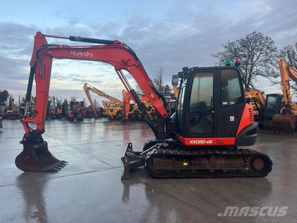 Kubota KX 080-4 Midi bageri 7t – 12t